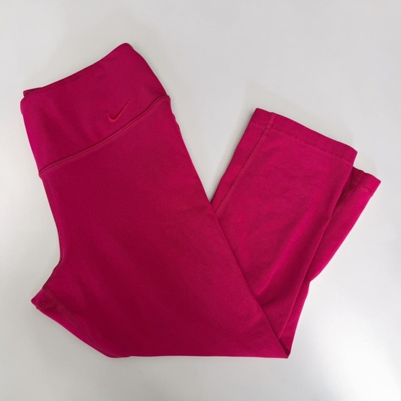 Nike Pants - Nike Womens Dri-FIT Capri Leggings Pink XS